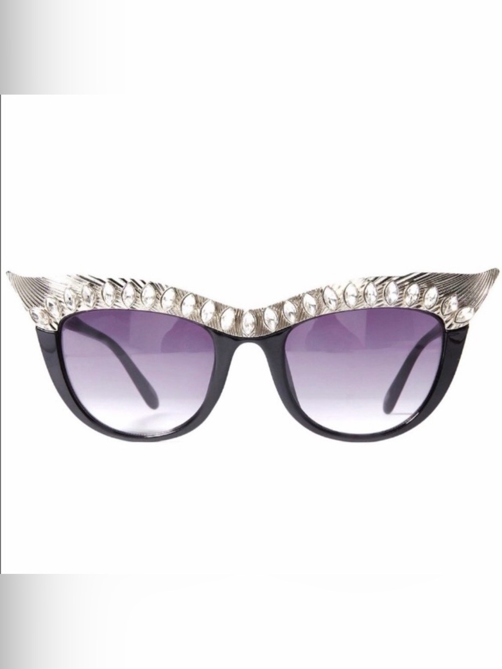 BACK in STOCK!!!   PERVERSE Nefertiti RHINESTONE Cat-Eye SUNGLASSES